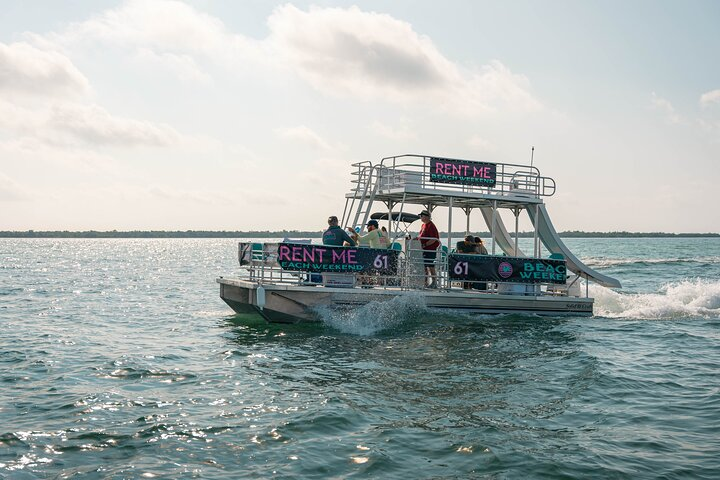 Pontoon Boat Rental with 2 Slides from Fort Walton Beach - Photo 1 of 21